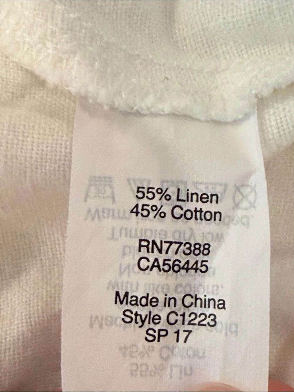 J.Crew Linen-Cotton Drawstring White Pant For Women  Size 6 Lightweight